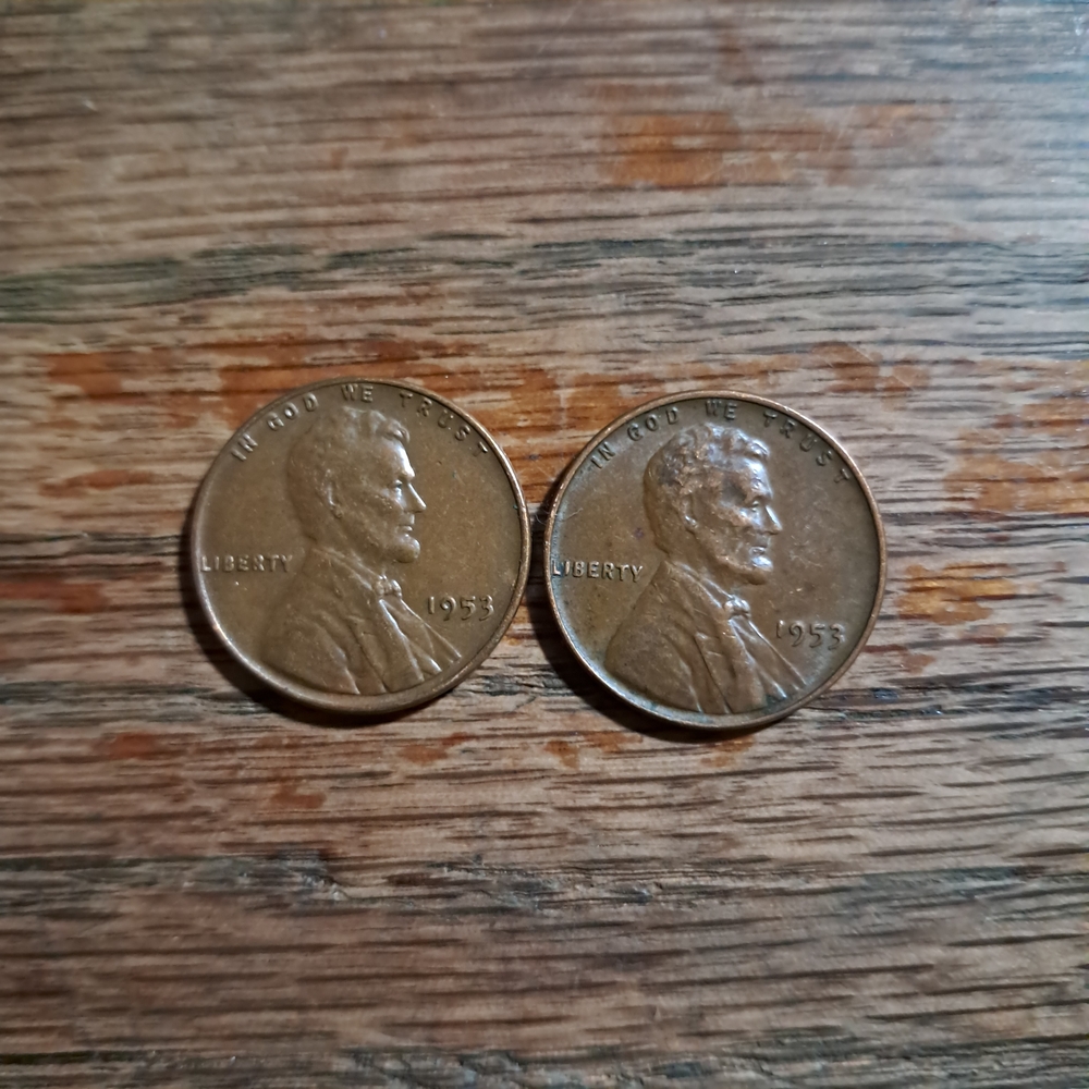 1953 Lincoln Wheat Pennies